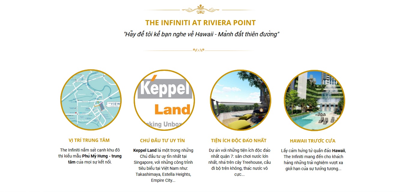 Về dự án The Infiniti Riviera Point quận 7.