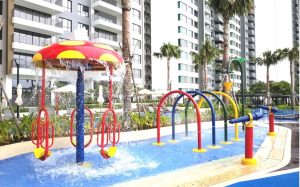 Khu vui chơi nước ngoài trời tại căn hộ The View Riviera Point quận 7 - Căn hộ The View Keppel Land.