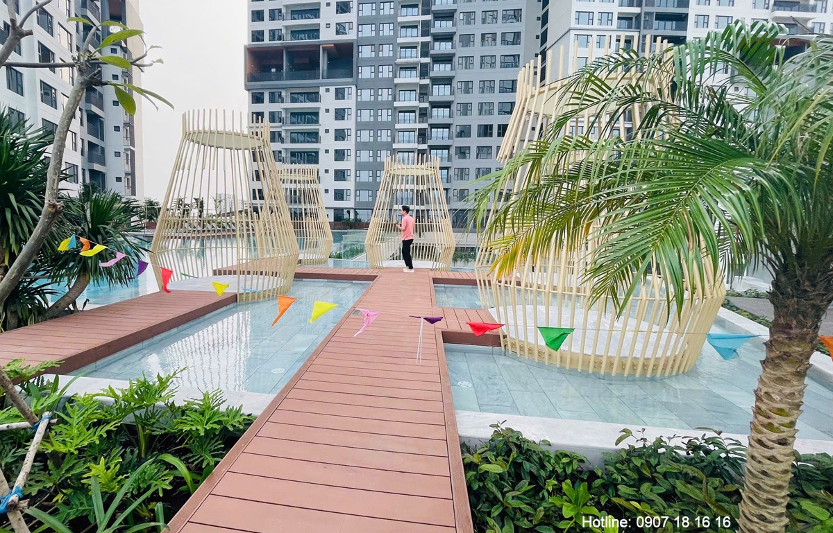 Cận cảnh nội khu căn hộ The Infiniti Riviera Point quận 7 - PKD Keppel Land 0907181616