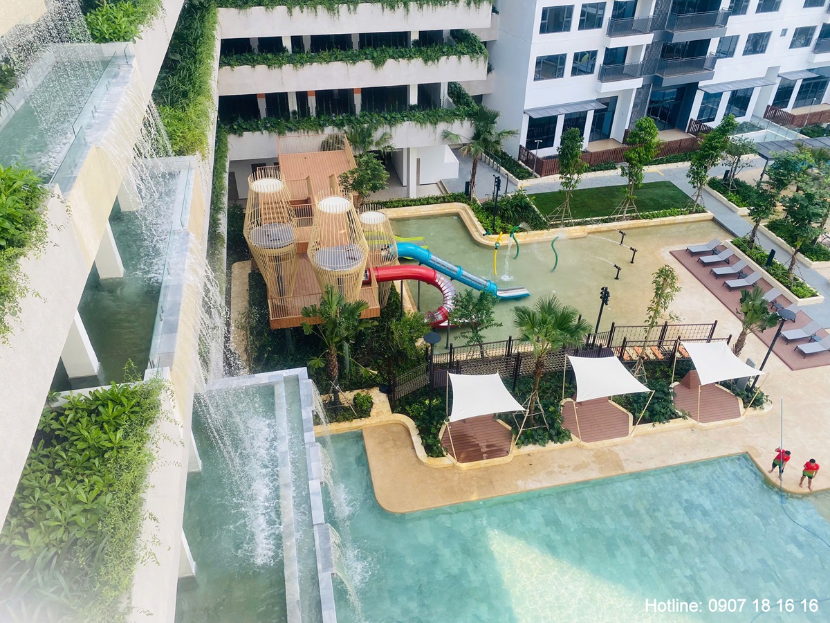 Cận cảnh nội khu căn hộ The Infiniti Riviera Point quận 7 - PKD Keppel Land 0907 18 1616