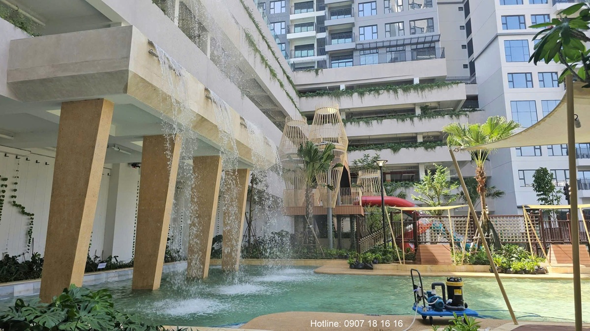 Cận cảnh nội khu căn hộ The Infiniti Riviera Point quận 7 - PKD Keppel Land 0907 18 16 16